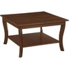 image:imageConvenience Concepts American Heritage Square Coffee Table BlackEspresso