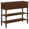 image:imageConvenience Concepts Country Oxford 2Drawer Console Table BlackEspresso