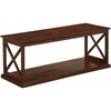 image:imageConvenience Concepts Coventry Coffee Table 47  Farmhouse Center Accent with Storage Shelf for Transitional Modern Living amp Family Room Espresso