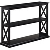 image:imageConvenience Concepts Coventry Console Table 42  Farmhouse Narrow Sofa Display Accent with Storage Shelves for Traditional Modern Living Room Entryway Hallway amp Bedroom BlackBlack