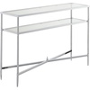 image:imageConvenience Concepts Tudor Console Table Clear GlassChrome