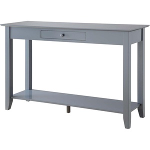 image:imageConvenience Concepts American Heritage Console Table with Drawer CherryGrey