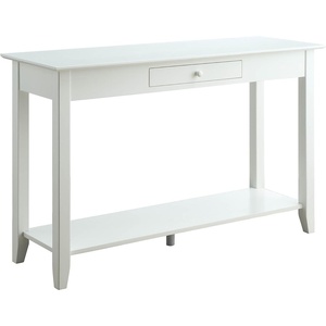 image:imageConvenience Concepts American Heritage Console Table with Drawer CherryWhite