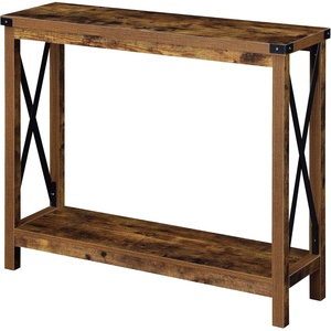 image:imageConvenience Concepts Durango Console Table with Shelf BarnwoodBlackBarnwoodBlack
