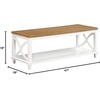 image:imageConvenience Concepts Florence Coffee Table DriftwoodWhiteDriftwoodWhite