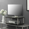 image:imageConvenience Concepts Designs2Go 26 inch Double Tier Swivel Riser CherryBlack