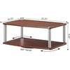 image:imageConvenience Concepts Designs2Go 26 inch Double Tier Swivel Riser CherryCherry