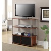 image:imageConvenience Concepts Designs2Go Highboy TV Stand with Storage Cabinets and Shelves for TVs up to 40 Inches BlackCherry