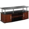 image:imageConvenience Concepts Designs2Go Monterey TV Stand 4725  Family Room Entertainment Center with Storage Cabinets and Shelves Modern TV Console for Living Room Office CherryBlackCherryBlack