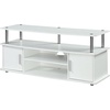image:imageConvenience Concepts Designs2Go Monterey TV Stand 4725  Family Room Entertainment Center with Storage Cabinets and Shelves Modern TV Console for Living Room Office CherryBlackWhite