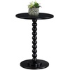 image:imageConvenience Concepts Classic Accents Venetian Spindle Table 1775  Traditional Solid Wood Round Side Accent Display Pedestal for Transitional Living Room Entryway Hallway or Bedroom EspressoBlack