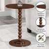 image:imageConvenience Concepts Classic Accents Venetian Spindle Table 1775  Traditional Solid Wood Round Side Accent Display Pedestal for Transitional Living Room Entryway Hallway or Bedroom EspressoEspresso
