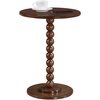 image:imageConvenience Concepts Classic Accents Venetian Spindle Table 1775  Traditional Solid Wood Round Side Accent Display Pedestal for Transitional Living Room Entryway Hallway or Bedroom EspressoEspresso