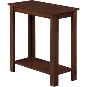 image:imageConvenience Concepts Designs2Go Baja Chairside End Table 2375 Modern Living Room Table with Storage Shelf Transitional Bedside Table EspressoEspresso