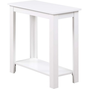 image:imageConvenience Concepts Designs2Go Baja Chairside End Table 2375 Modern Living Room Table with Storage Shelf Transitional Bedside Table EspressoWhite
