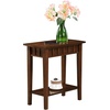 image:imageConvenience Concepts Dennis End Table with Shelf EspressoEspresso