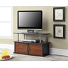 image:imageConvenience Concepts Designs2Go Deluxe 2 Door TV Stand with Cabinets CherryCherry