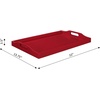 image:imageConvenience Concepts Designs2Go Serving Tray WhiteCranberry Red