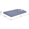 image:imageConvenience Concepts Designs2Go Serving Tray WhiteGray