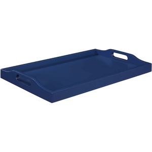 image:imageConvenience Concepts Designs2Go Serving Tray WhiteCobalt Blue