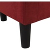 image:imageConvenience Concepts Take a Seat Churchill Accent Chair with Ottoman Red MicrofiberRed Microfiber