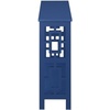 image:imageConvenience Concepts Town Square Console Table with Shelf Sea FoamCobalt Blue
