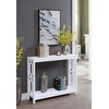 image:imageConvenience Concepts Town Square Console Table with Shelf Sea FoamWhite