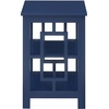 image:imageConvenience Concepts Town Square End Table with Shelves Cobalt BlueCobalt Blue