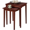 image:imageConvenience Concepts American Heritage Nesting End Tables MahoganyMahogany