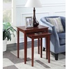 image:imageConvenience Concepts American Heritage Nesting End Tables MahoganyMahogany