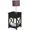 image:imageConvenience Concepts Oxford 1Drawer End Table with Shelf EspressoEspresso