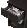 image:imageConvenience Concepts Oxford 1Drawer End Table with Shelf EspressoEspresso