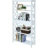 image:imageConvenience Concepts Oxford 5 Tier Bookcase with Drawer White1175D x 315W x 5975HWhite