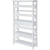 image:imageConvenience Concepts Oxford 5 Tier Bookcase with Drawer White1175D x 315W x 5975HWhite