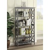 image:imageConvenience Concepts Oxford Bookcase 315  5Tier Farmhouse Bookcase for Living Room Modern Family Room Media amp Display Storage Organizer for Home Office Library Tall Shelving Unit Sea Foam BlueGrey