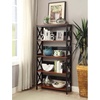 image:imageConvenience Concepts Oxford Bookcase 315  5Tier Farmhouse Bookcase for Living Room Modern Family Room Media amp Display Storage Organizer for Home Office Library Tall Shelving Unit Sea Foam BlueCherryBlack