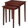 image:imageConvenience Concepts American Heritage Nesting End Tables MahoganyMahogany