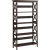 image:imageConvenience Concepts Oxford Bookcase 315  5Tier Farmhouse Bookcase for Living Room Modern Family Room Media amp Display Storage Organizer for Home Office Library Tall Shelving Unit Sea Foam BlueEspresso