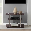 image:imageConvenience Concepts Designs2Go No Tools 3Tier TV Stand 315  Entertainment Center for TVs up to 37 Inches Modern TV Console with Shelves for Living Room Family Room Light OakEspresso
