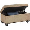 image:imageConvenience Concepts Designs4Comfort 7th Avenue Ottoman Bench 355  Modern Upholstered Footstool amp Seat with Hinged Lid amp Storage for Living Room Bedroom amp Entryway Tan FabricTan Fabric