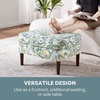 image:imageConvenience Concepts Designs4Comfort Marlow Ottoman 27  MidCentury Modern Upholstered Footrest amp Seat for Living Room Bedroom Hallway or Entryway Tan FabricPaisley Fabric