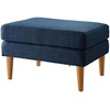 image:imageConvenience Concepts Designs4Comfort Marlow Ottoman 27  MidCentury Modern Upholstered Footrest amp Seat for Living Room Bedroom Hallway or Entryway Tan FabricBlue Fabric