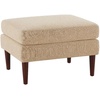 image:imageConvenience Concepts Designs4Comfort Marlow Ottoman 27  MidCentury Modern Upholstered Footrest amp Seat for Living Room Bedroom Hallway or Entryway Tan FabricTan Fabric