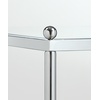 image:imageConvenience Concepts Royal Crest 3 Tier Bookcase Chrome  Glass